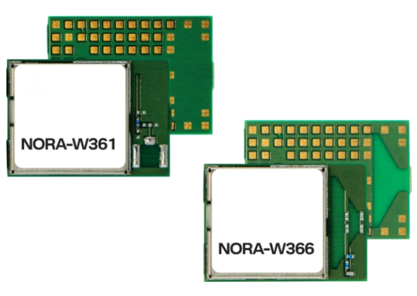 u-blox發(fā)布新款雙頻Wi-Fi藍牙LE模塊：NORA-W361-00B、NORA-W366-00B