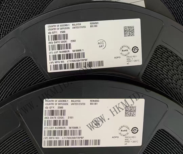 明佳達供應 ADI LT1793CS8 低噪聲微微安培偏置電流 JFET 輸入運算放大器
