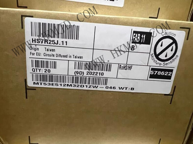 存儲芯片 MT53E512M32D1ZW-046 WT:B 動(dòng)態(tài)隨機(jī)存取存儲器 LPDDR4 16Gbit